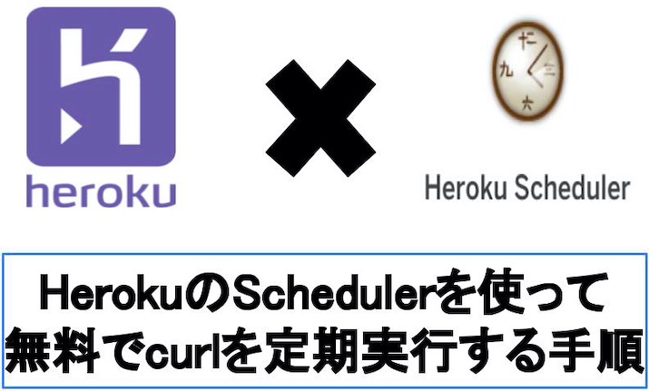 【図解】HerokuのSchedulerを使って無料でcurlコマンドを定期実行する手順