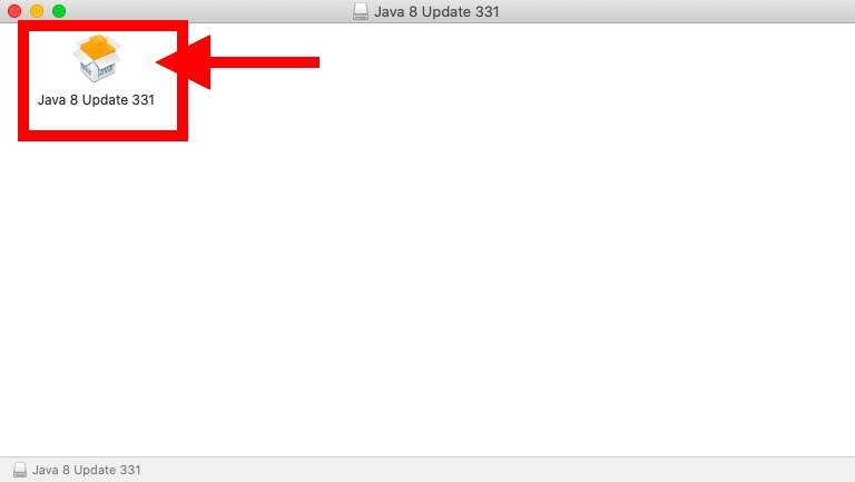 macOS向けJavaのインストーラーを選択